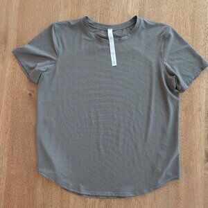 Lululemon High-Neck Running and Training T-Shirt (Sz 10, Rover)
